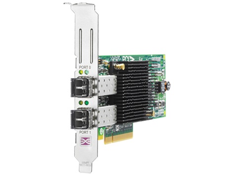 Адаптер HPE 82E 8Gb 2-port PCI-e FC HBA (AJ763B)