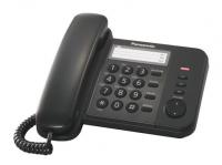 Телефон проводной Panasonic KX-TS2352RUB черный