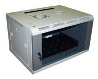 Шкаф коммутационный Lanmaster Pro TWT-CBW2-6U-6X6 6U 600x600мм пер.дв.стекл 60кг серый