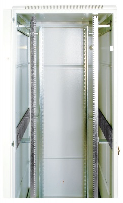 Шкаф коммутационный ЦМО ШТК-М-42.8.8-1ААА 42U 800x820мм пер.дв.стекл задн.дв.стал.лист 2 бок.пан. направл.под закл.гайки 500кг серый