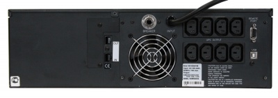 Источник бесперебойного питания Powercom King Pro RM KIN-1000AP 800Вт 1000ВА черный