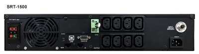Источник бесперебойного питания Powercom Smart King RT SRT-2000A 1800Вт 2000ВА черный