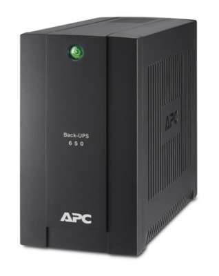 Источник бесперебойного питания APC Back-UPS BC650I-RSX 360Вт 650ВА черный