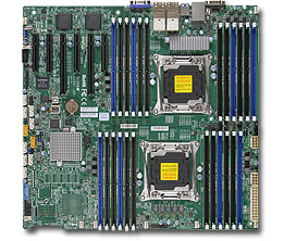 Материнская Плата SuperMicro MBD-X10DRI-LN4+-O Soc-2011 iC612 EEATX 24xDDR4 10xSATA3 SATA RAID iI350 4xGgbEth Ret