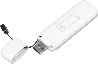 Модем 2G/3G/4G ZTE MF833T USB Firewall +Router внешний белый